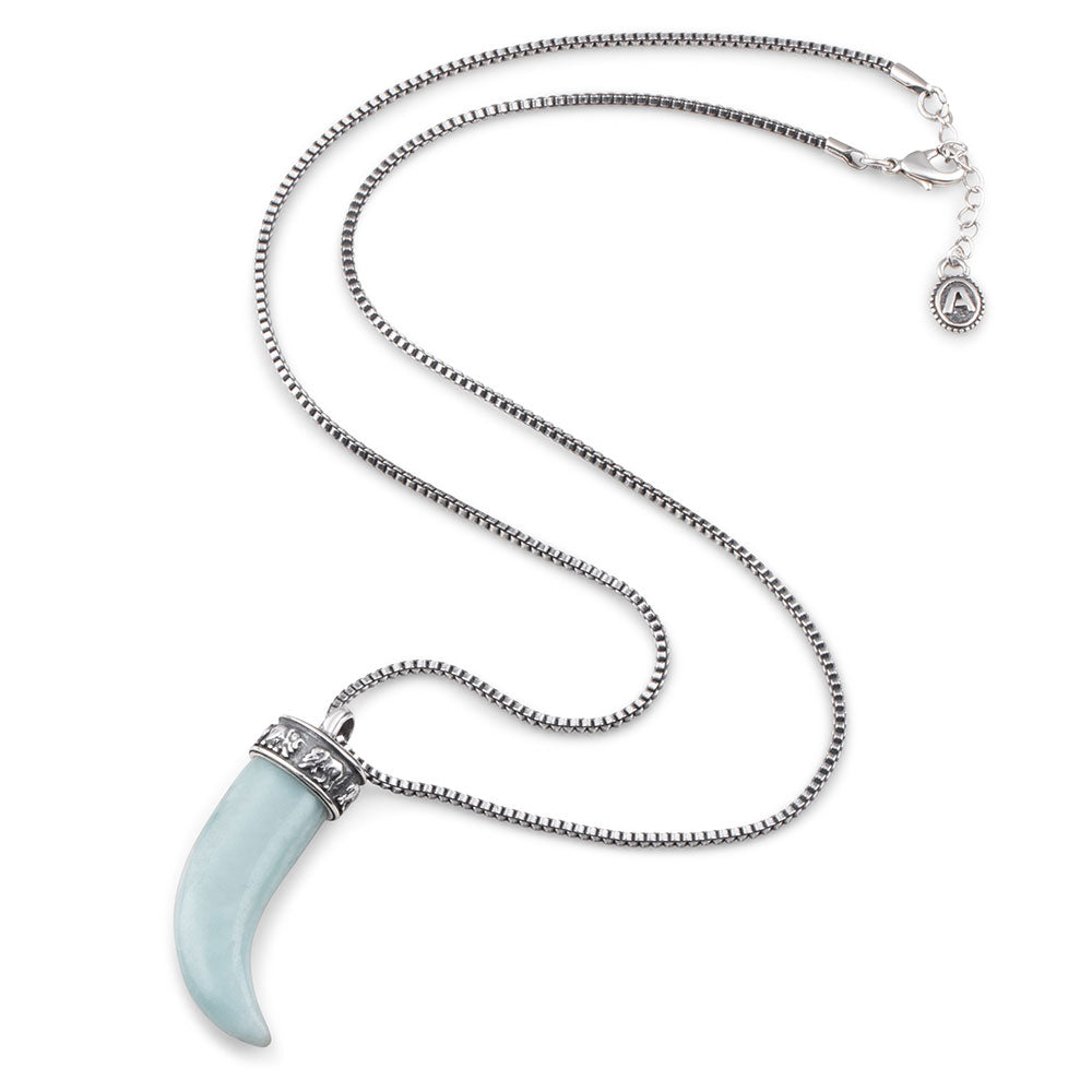Linked To You Tusk Necklace (A2302)