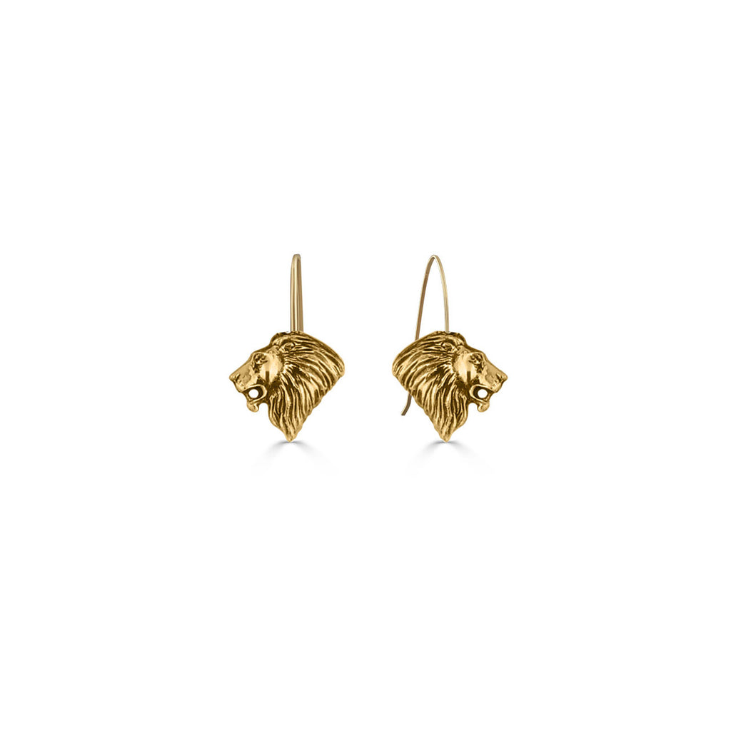 Lion's Pride Gold Earrings (A2713)