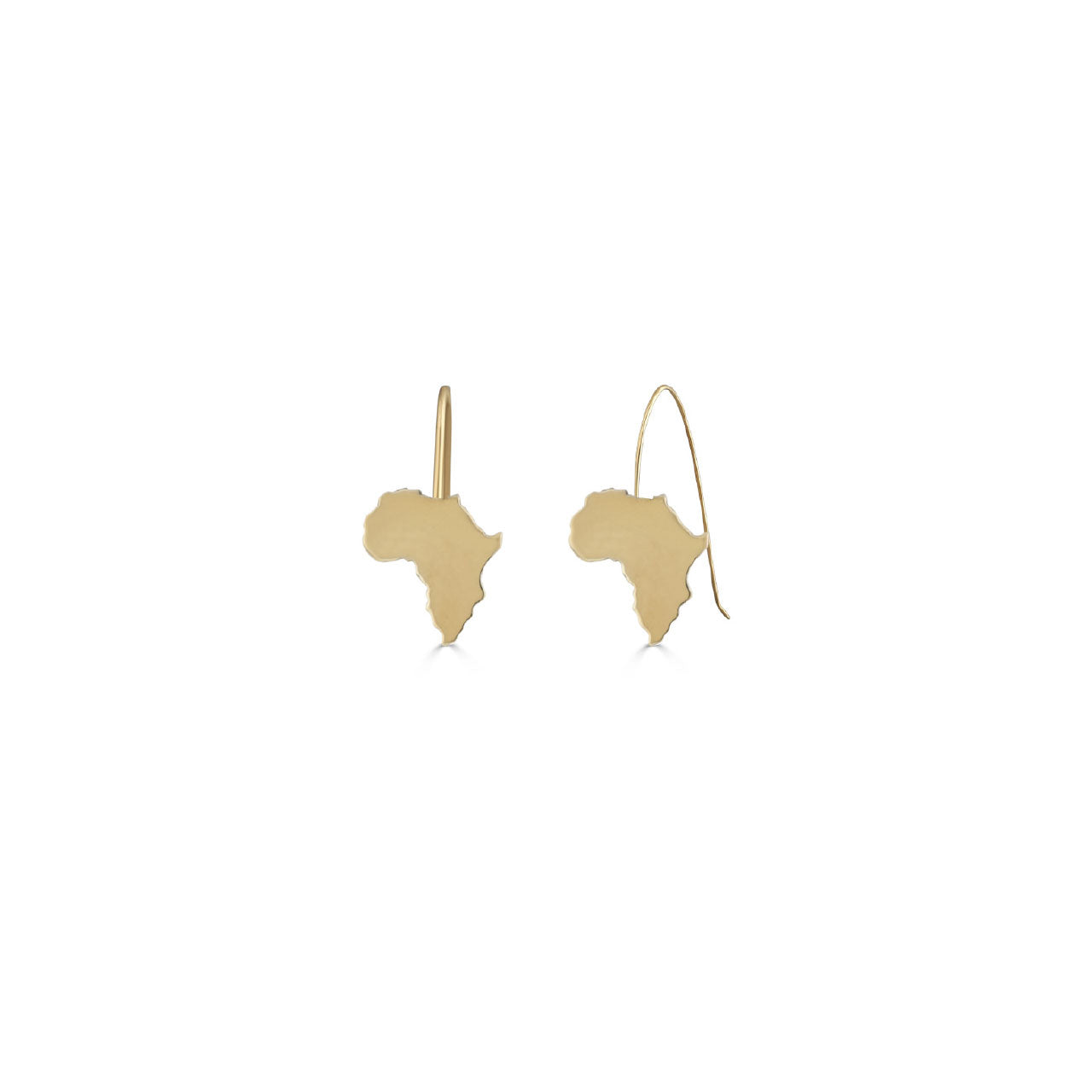 Solid Africa Drop Earrings (A2723)