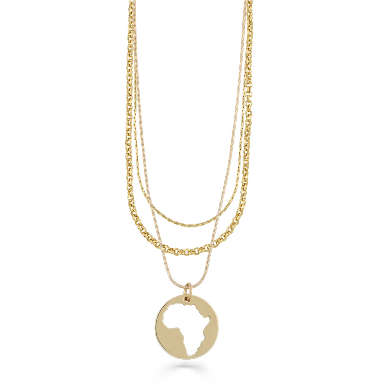 Out Of Africa Multi-Strand Necklace (A2724)