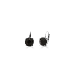 Tsavo Jet Crystal Earrings (A2778)