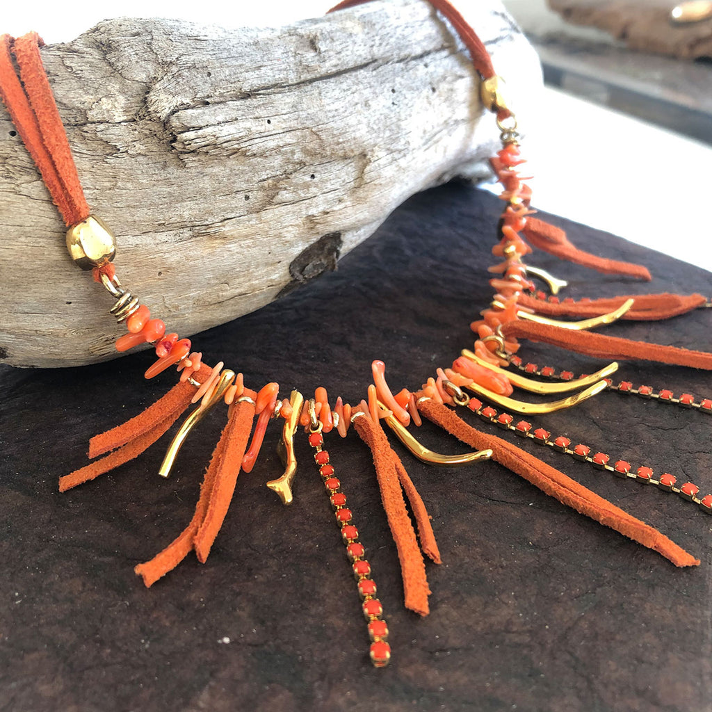 Upembo Coral Necklace (A2810)