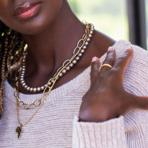 Moremi Gold Vermeil Ring (A2812)
